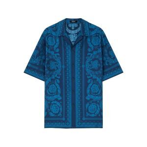 Versace Blue Shirts Men